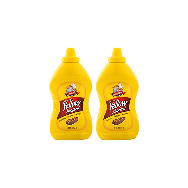 Woeber's All Natural Yellow Mustard 567g with valyou sticker