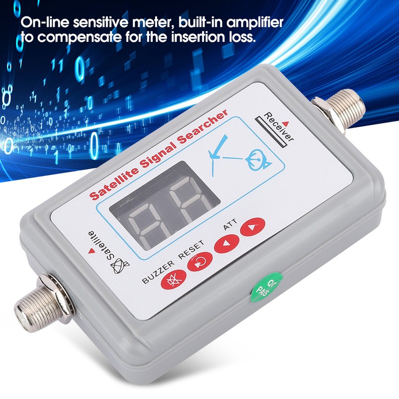 SF95DL Sensitive Satellite Finder Portable Signal Strength Meter with Digital