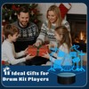 CoolGift Mart Drum Kit Night Light, 3D LED Optical Illusion