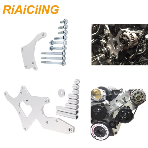RiAiCiING Serpentine Bracket For LS Engines Alternator Power Steering Pump
