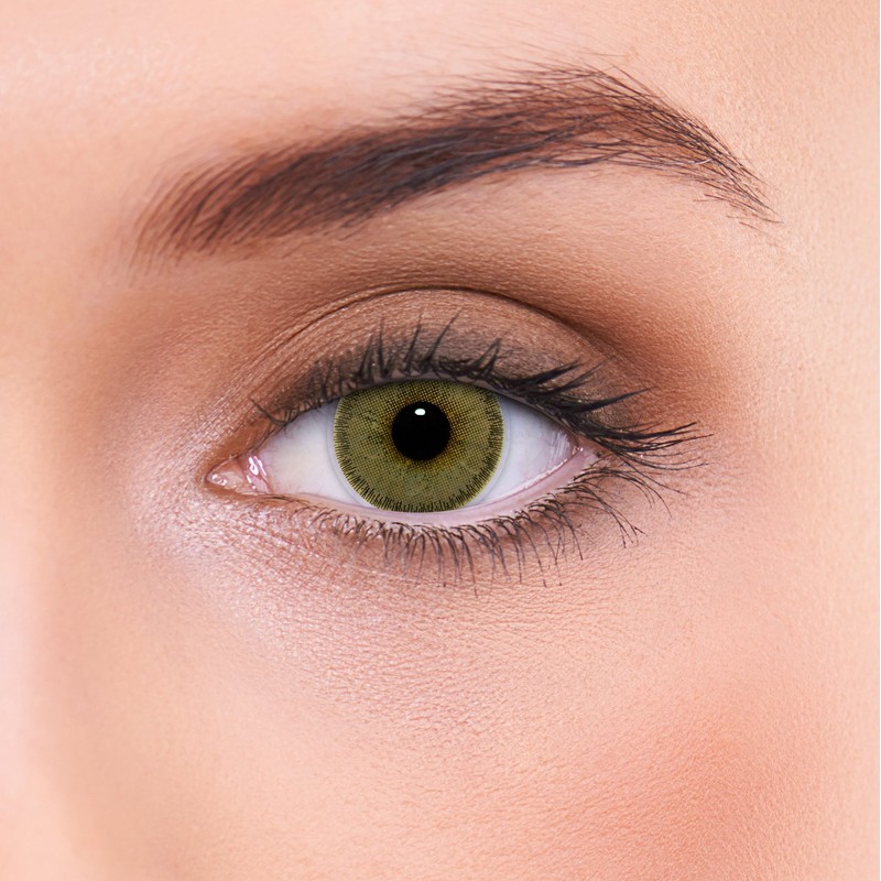 LENZOTICA Classic Braun, -0.75 Dioptrien, DIA 14.00, Monatslinsen, 2 Stück