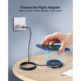 Magnetic Wireless Charger 15w Mag-Safe Charger for 16 Pro Max/16 Pro/16/16 Plus/15/14/13/12 Series AirPods 3/2/Pro/Pro 2 LED Magnet Charging Pad Mag Safe with Dual Charging Ports Black