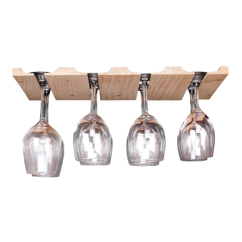fdjamy Wine glass holder-a wooden wine glass rack and goblet