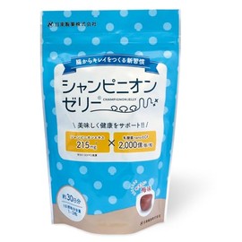 Champignon Jelly® 30 Tablets, Delicious Plum Flavor Jelly with 200 billion lactic acid bacteria nanoECF, 215 mg Champignon Extract, Oligosaccharide, Tea Leaf Extract