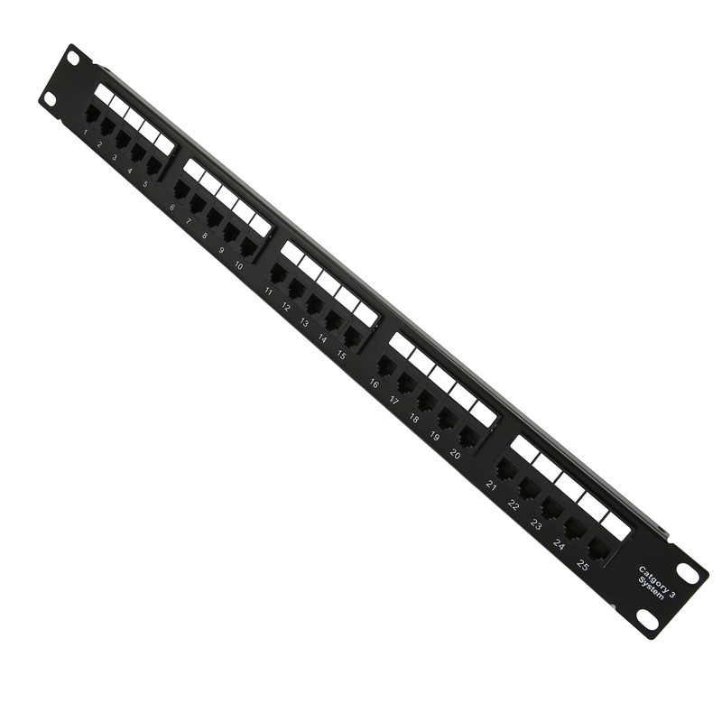 RJ11 Through Coupler 25 Ports Anti Interference Gold Plated Pin