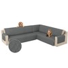 Arfntevss Corner Sectional Couch Covers for Sectional Sofa L Shaped