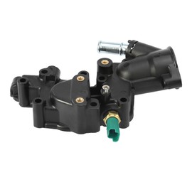 X AUTOHAUX Car Thermostat Housing Assembly BE1-1254 1336.Y8 1336.P9 Replacement
