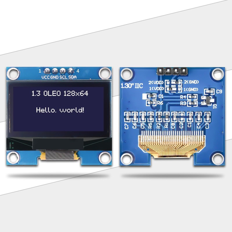 APKLVSR 3 x 1.3 Inch OLED Display I2C 128 x