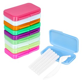 Annhua Orthodontist Wax Brace Wax Flavored 10 Pack, Dental Ortho Dots Wax Strips for Aligners, Braces Wearer, Brackets, Invisible-lingers, 10 Fruit Smell