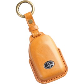 Hiace Key Cover, Toyota Hiace 200 Series Key Case, Genuine Leather, Hiace Wagon, Smart Key Case, Super GL Key Cover, Hiace Key Case, Dedicated Design, Camel / 4 Button