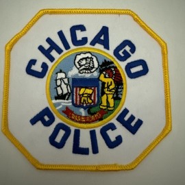 Standard Full-size Chicago Police Sergeant Shoulder Patch CPD