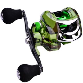 LANRU 18+1 BB Ball Bearing 7.2:1 Portable Fishing Reel Baitcasting Reel Left/Right Hand Fishing Bait Casting Reel