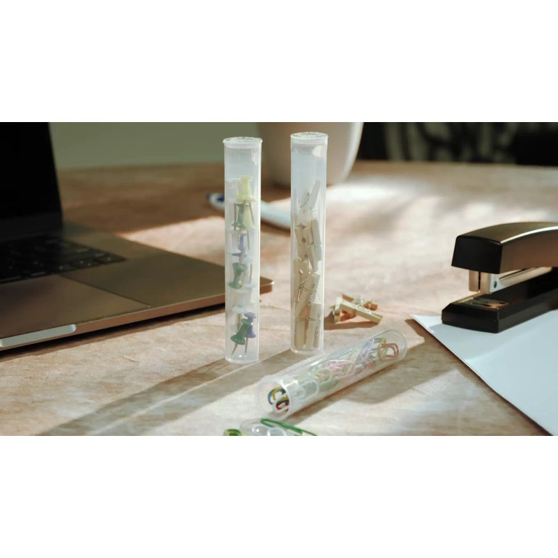 Kopperko 116mm Plastic Pop Top Tubes - Child Resistant, Black,