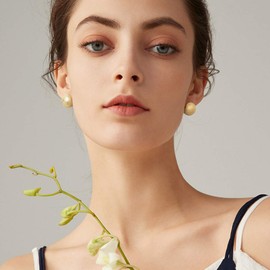 CLASSYZINT Gold Ball Hoop Earrings for Women Round Ball Huggie Earrings Small Huggie Hoop Earrings Textured Gold Ball Huggie Earrings Small Ball Earrings