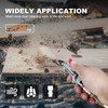 SARDVISA 2-Way Connection Air Nozzle Blow Gun, Rubber Tip Air