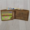flevado Adler Men's Wallet Buffalo Leather Biker Wallet with RFID