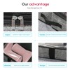 Onlyeasy Under Bed Shoes Storage Bag Organizer for Closet -