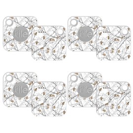 MightySkins Skin Compatible with Tile Mate w/Replaceable Battery (2018) - Conceal Snow | Protective, Durable, and Unique Vinyl wrap Cover | Easy to Apply, Remove, and Change Styles | Made in The USA