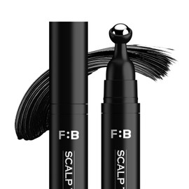 [Forbeaut] Scalp Tattoo – Black Hairline Filler for Thinning Spots & Parting Lines, Water & Sweat Resistant, Roller Type Dye, Natural Finish, 2-Week Lasting, Easy 5-Min Application, 15g