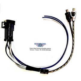Polaris Ride Command Add-On Amplifier Harness - Easily Add an Amplifier to The Polaris Ride Command System (RCA Female Ends)