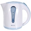 ECG RK 1022 Blue Kettle, 1 Litre, Blue/White, Plastic
