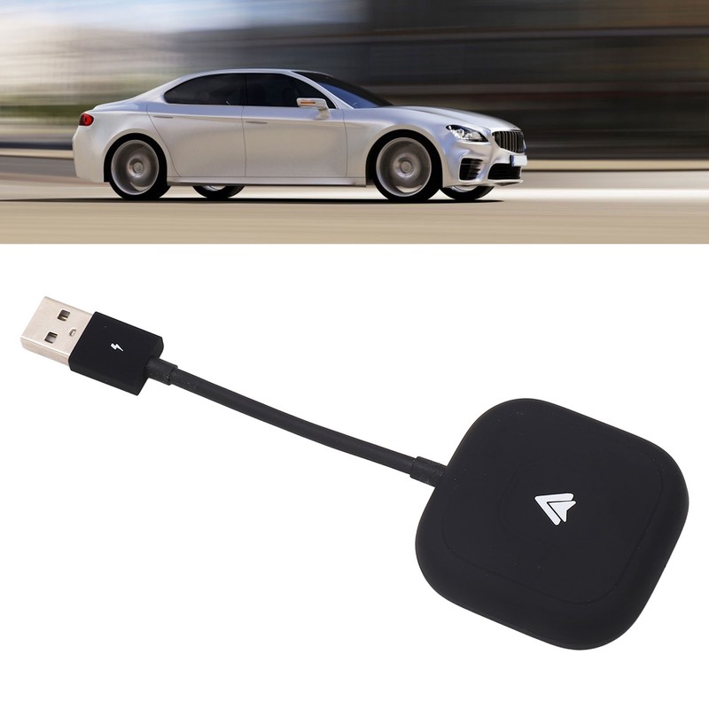 Car Wireless Adapter Plug Play Dongle Converts Wired to Wireless
