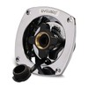 RVGUARD RV City Water Inlet with Regulator, Chrome Wall Mount