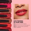 e.l.f. Love Triangle Lip Filler Liner, 2-in-1 Lip Liner Pencil