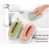 Imported 03 Handle Sponge Brushes, Kitchen Bathroom Cleaning Washing Scrubber