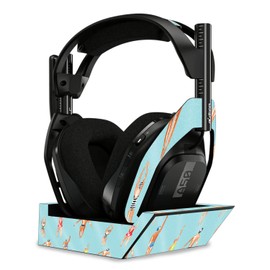 MightySkins Glossy Glitter Skin Compatible with Astro A50 Wireless Headphones + Base Station (Gen 4) - Upstream | Protective, Durable High-Gloss Glitter Finish | Easy to Apply | Made in The USA