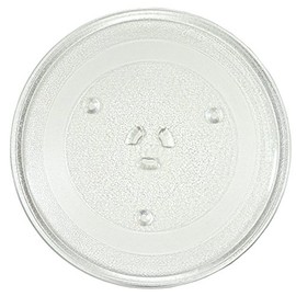 HQRP 11-1/4 inch Glass Turntable Tray Compatible with GE JE730WA01 JE740GY003 JE740GY01 JE740GY010 JE740WY003 JE740WY01 Microwave Oven Cooking Plate