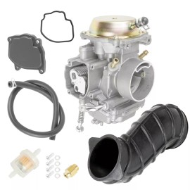 Caltric Carburetor and Airbox Air Intake Boot For Polaris Ranger 500 2x4 4X4 6X6 2004-06