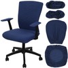 Tallew 4 Pcs Office Chair Covers Set Computer Universal Protective