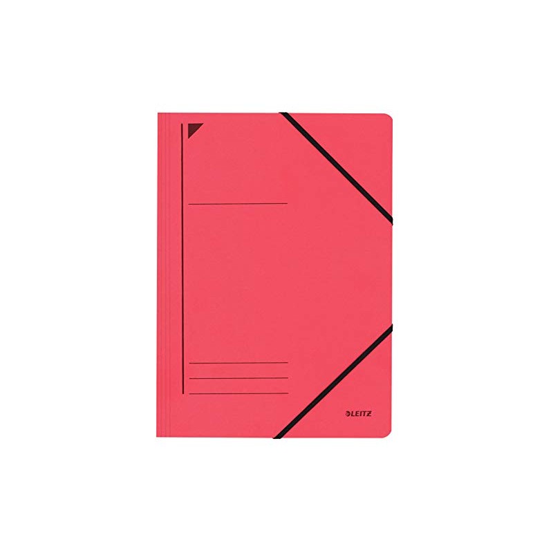 Leitz Elasticated folder A4 Capacity 300 Sheets primary Box, Red