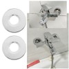 Laroal 4PCS Faucet Decorative Cover Shower Pipe Covers Stainless Steels