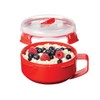 Sistema Red/Clear Microwave Porridge Bowl 850 ml