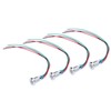 4 Set LED Indicator Light Signal Common Anode Waterproof Metal