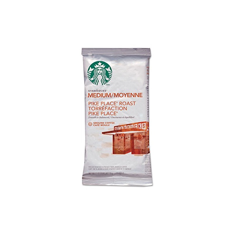 Starbucks Pike's Place Portion Packs, 2.5-Ounce (Pack of 18)