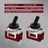 weideer 2Pcs Waterproof Toggle Switch 12V 30A ON/Off 2 pin