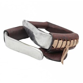 M-Royal Saddles Aluminum Maroon Western Bell Horse Stirrups