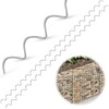 Yaocom 24 Pcs 39.4" x 2" Gabion Cages Spirals 9ga
