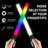 19-Inch 360-Degree RGB LED Light: 9 Colors, 3 White Modes,