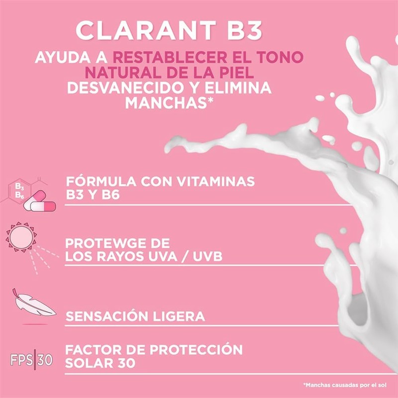 Pond's Crema Facial Clarant B3 con Factor de Protección Solar