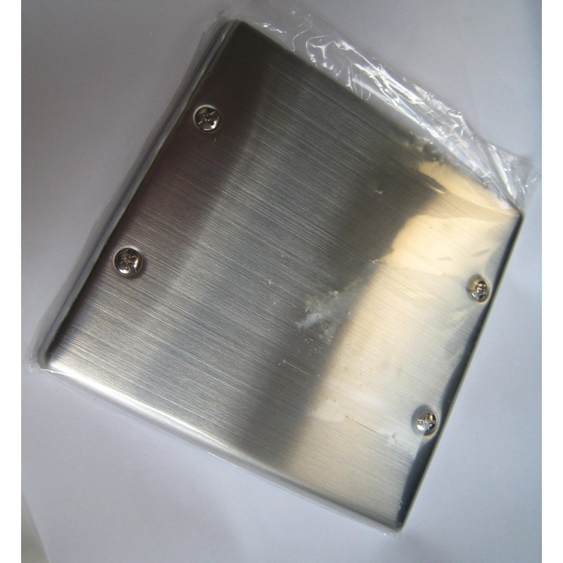 パナソニック(Panasonic) ステンレスカバープレート 取付枠付 2連 WN7692K