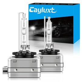 Cayluxt D1S Xenon HID Headlight Bulbs, 35W 6000K Cool White High Low Beam Replacement, Pack of 2