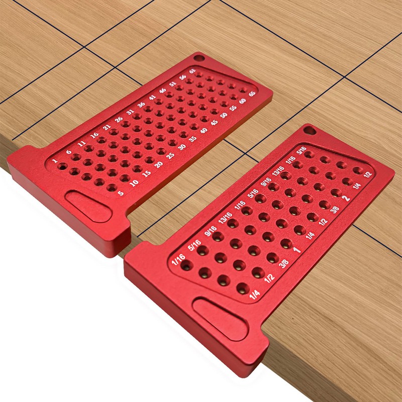 65mm Woodworking Hole Positioning Scribing Gauge Aluminum Alloy Portable Scriber
