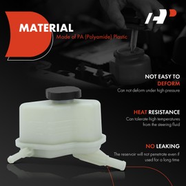 A-Premium Power Steering Reservoir/Tank with Cap Compatible with Nissan Altima 2007-2013 & Maxima 2009-2014