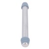 Rolling Pin Dough Roller Stainless Steel with 4 Silicone Guide