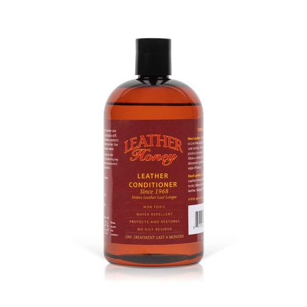 Leather Honey Leather Conditioner, Best Leather Conditioner Since 1968. for Use on Leather Apparel, Furniture, Auto Interiors, Shoes, Bags and Accessories. Non-Toxic and Made in The USA!