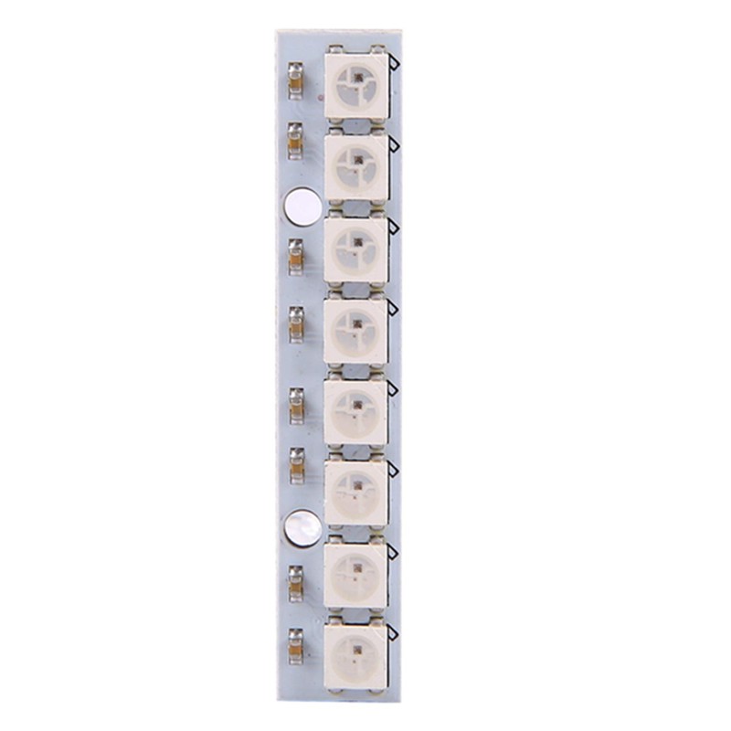 Ahvqevn 8 x WS2812B 5050 RGB Powered LED Strip Built-in